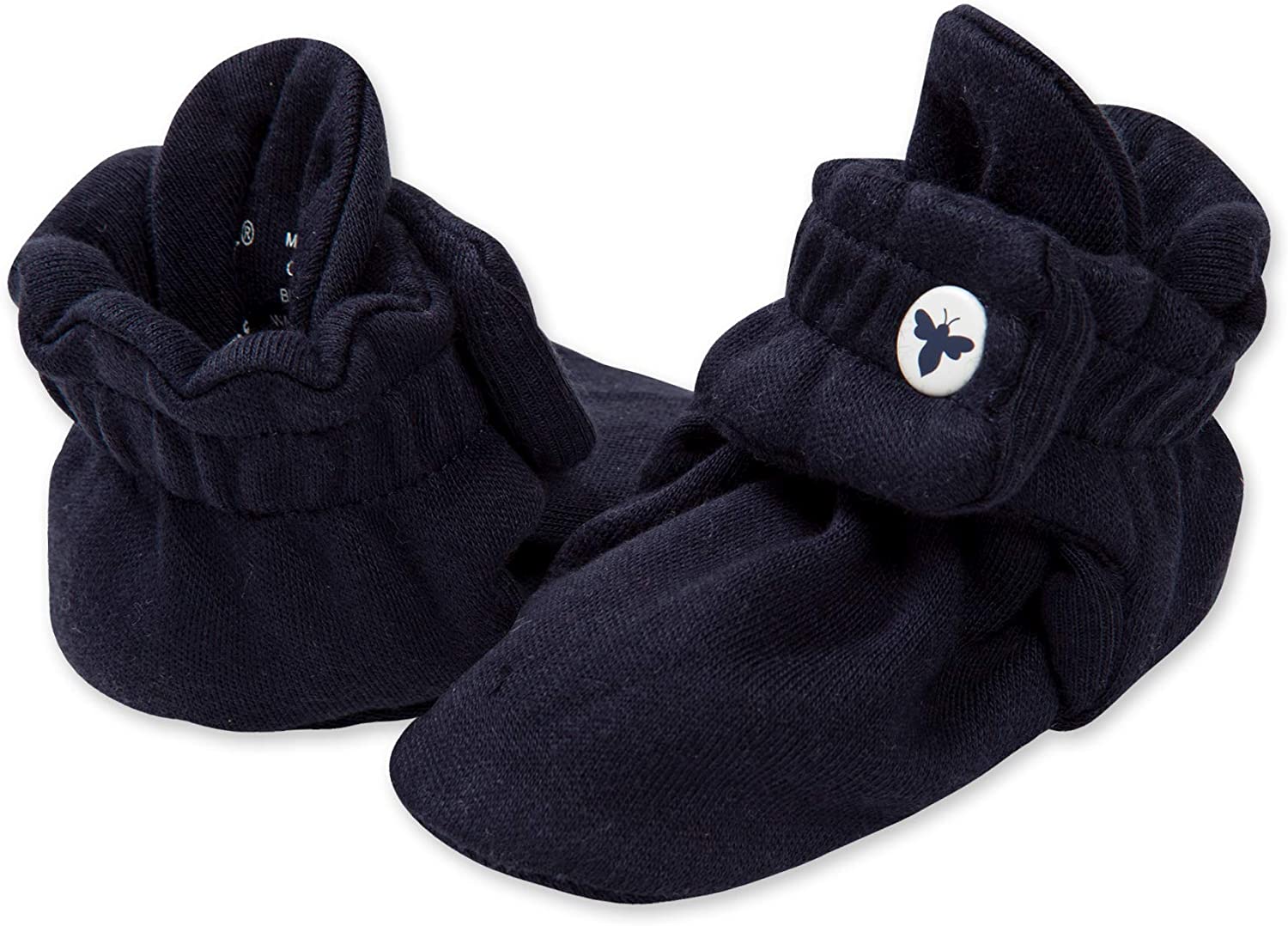 230322144644073_1 Burt's Bees Baby Unisex Baby - Baby Booties, Organic Cotton Adjustable Infant Shoes Slipper Sock - Image 1